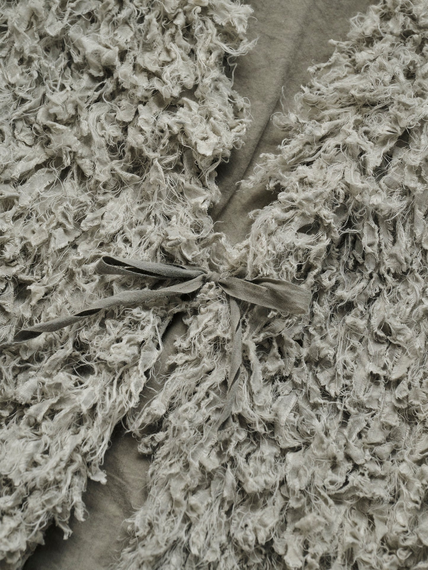 N-V-01 Linen Fringe Vest