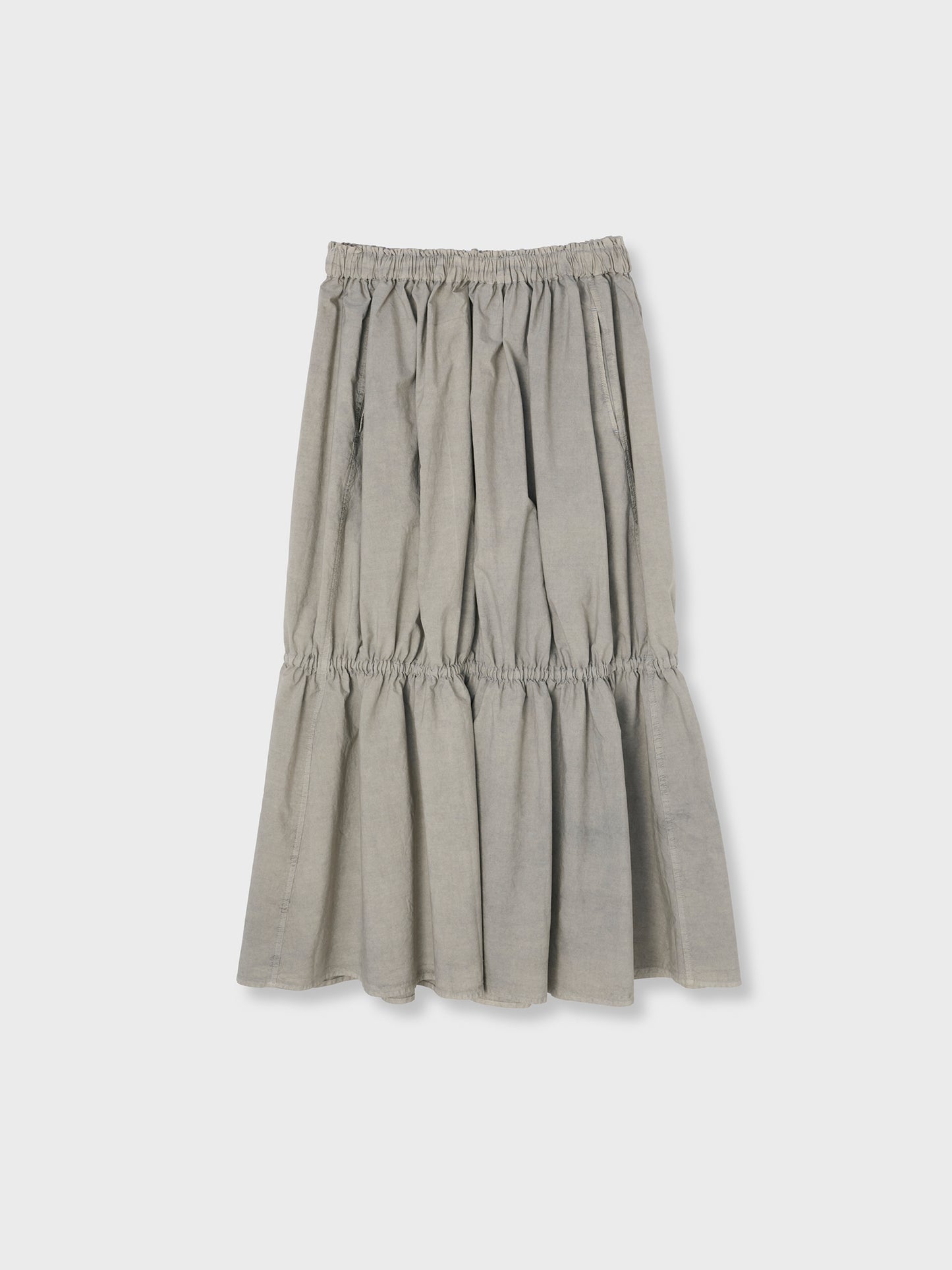 N-S-01 Cotton Shirring Skirt
