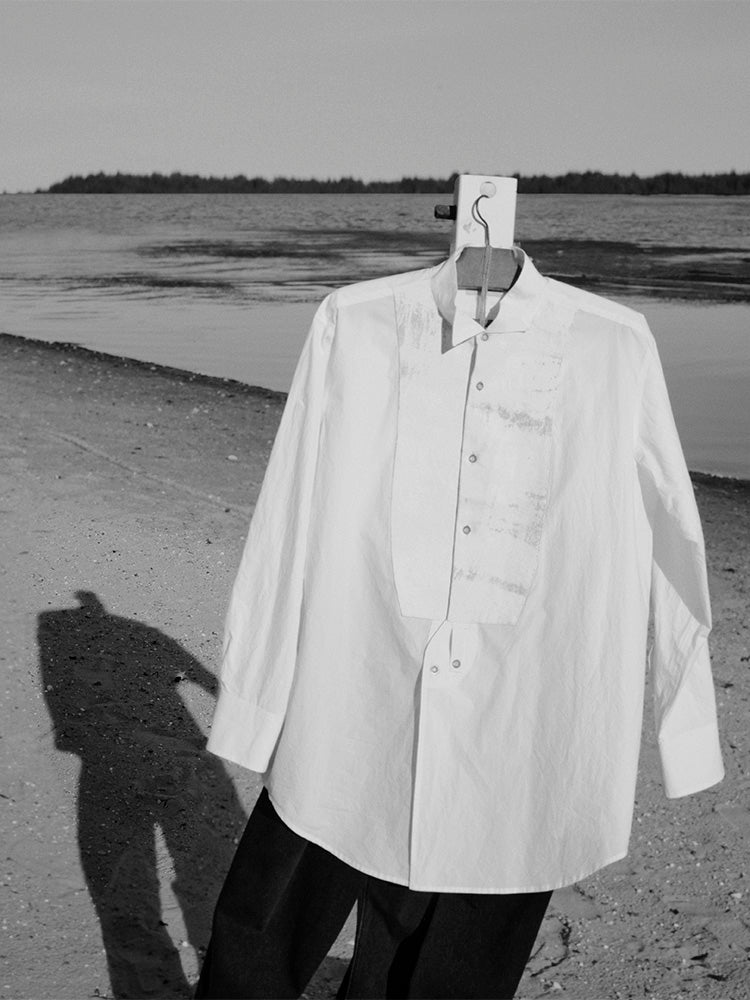 N-B-05 Cotton Wing Collar Shirt