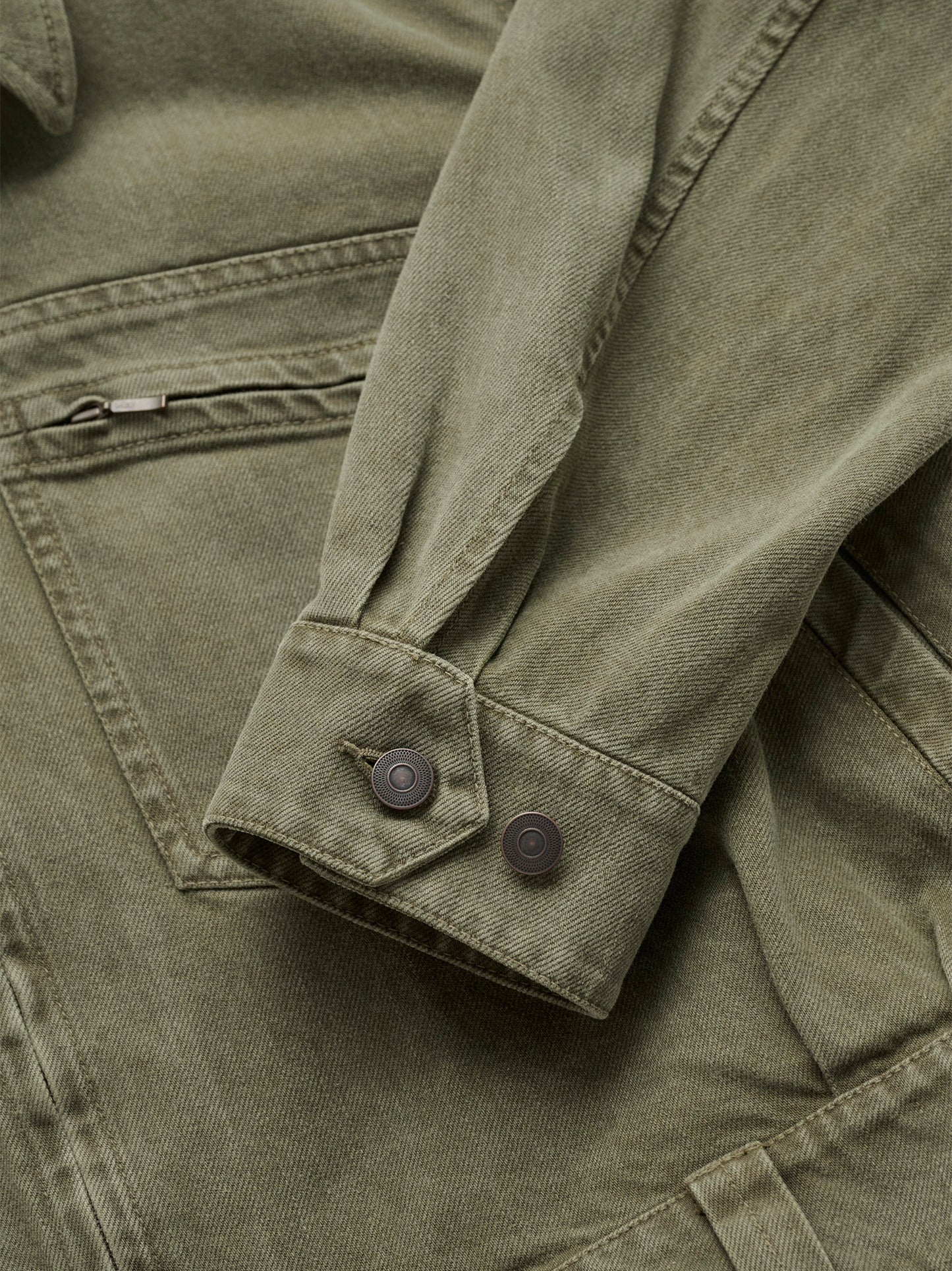 N-J-07 Cotton Zip Pocket Denim Blouson